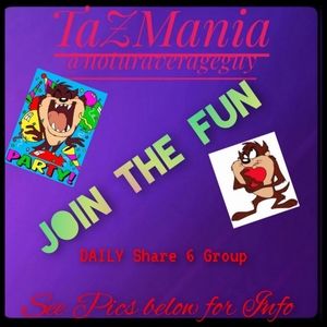 Fun 🙃😘🌺🎉🎇 TaZMania Share 6 Group